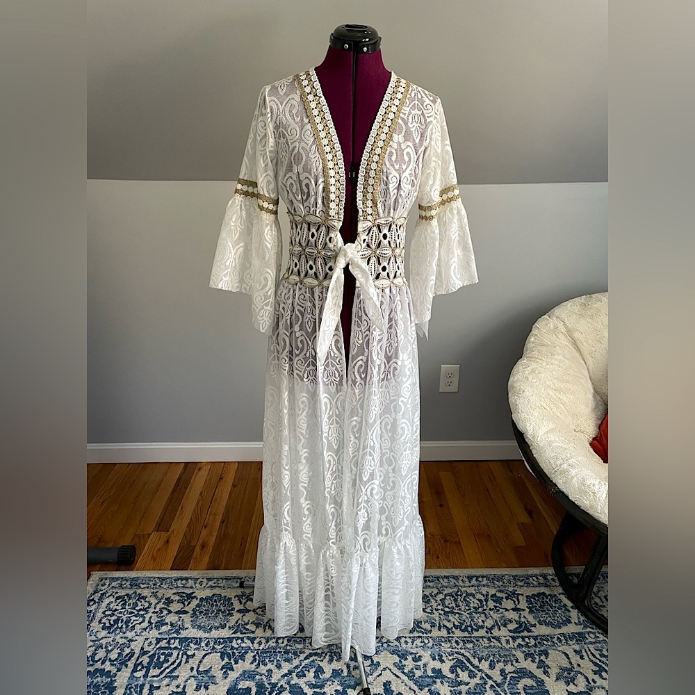 Grecian Lace Kaftan